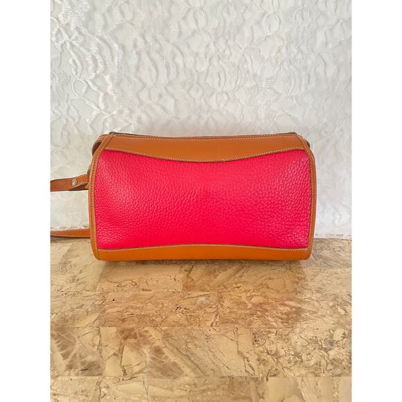 Customized Vtg DOONEY and BOURKE colorblock varsity small crossbody/shoulder bag - Picture 3 of 9